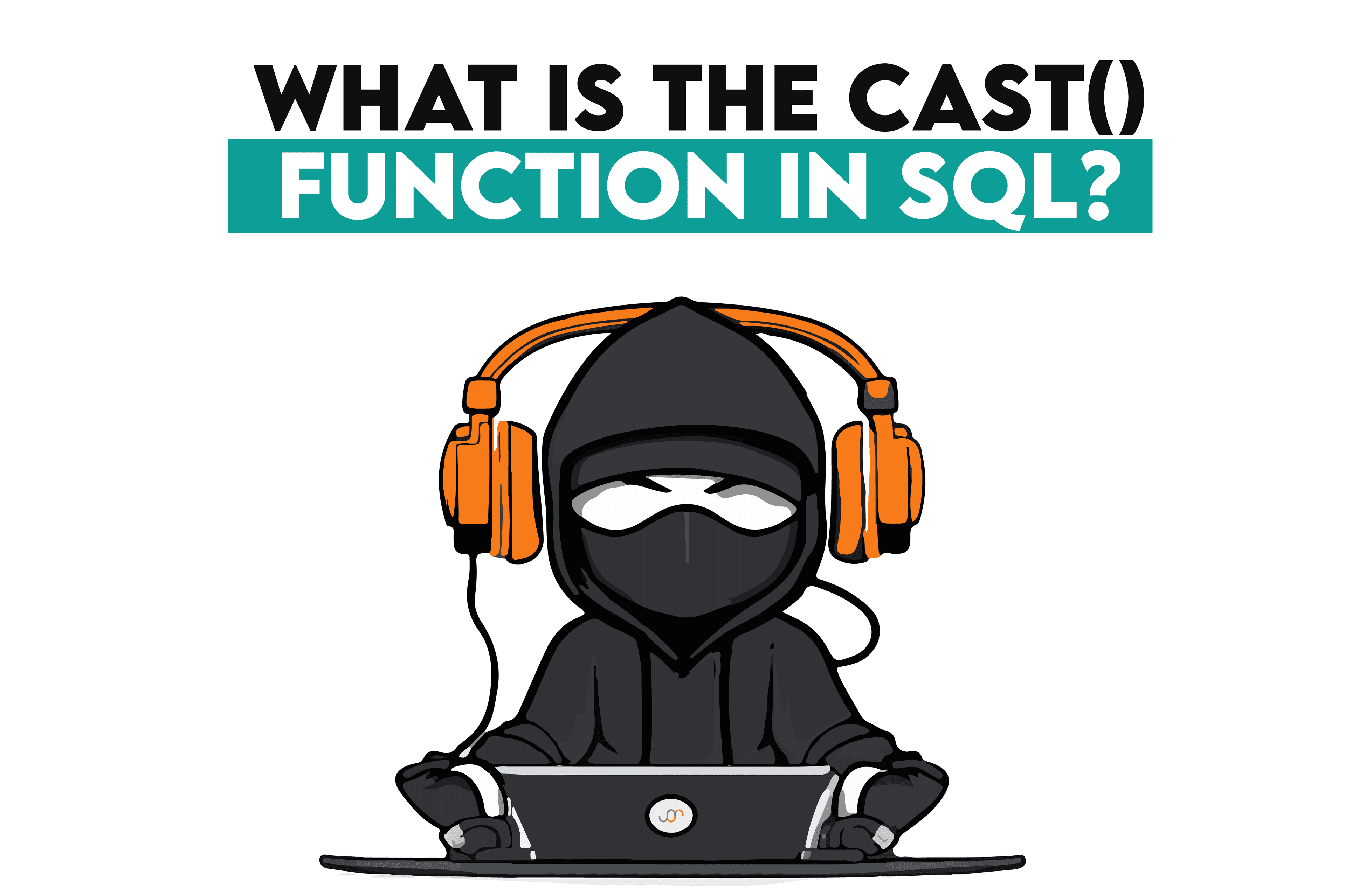 Ninja with headphones