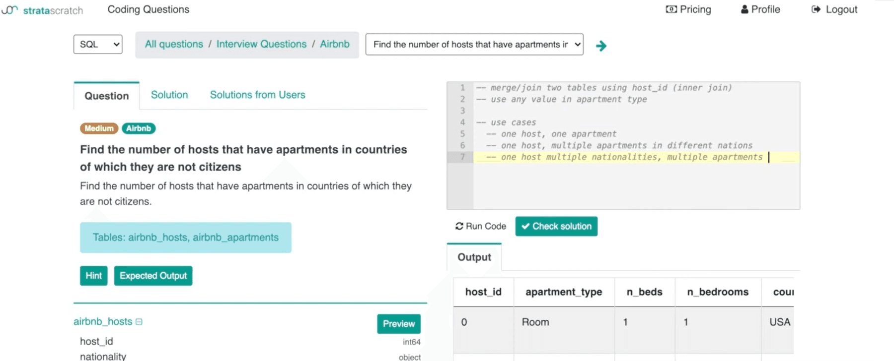 data science technical interview questions
