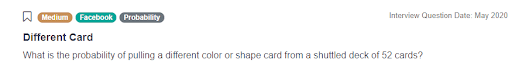 Data Analyst Probability Interview Question from Facebook Meta