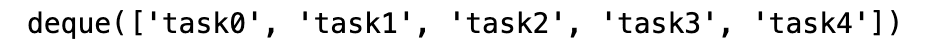 Application of Python Collection for efficient queue operations with deque