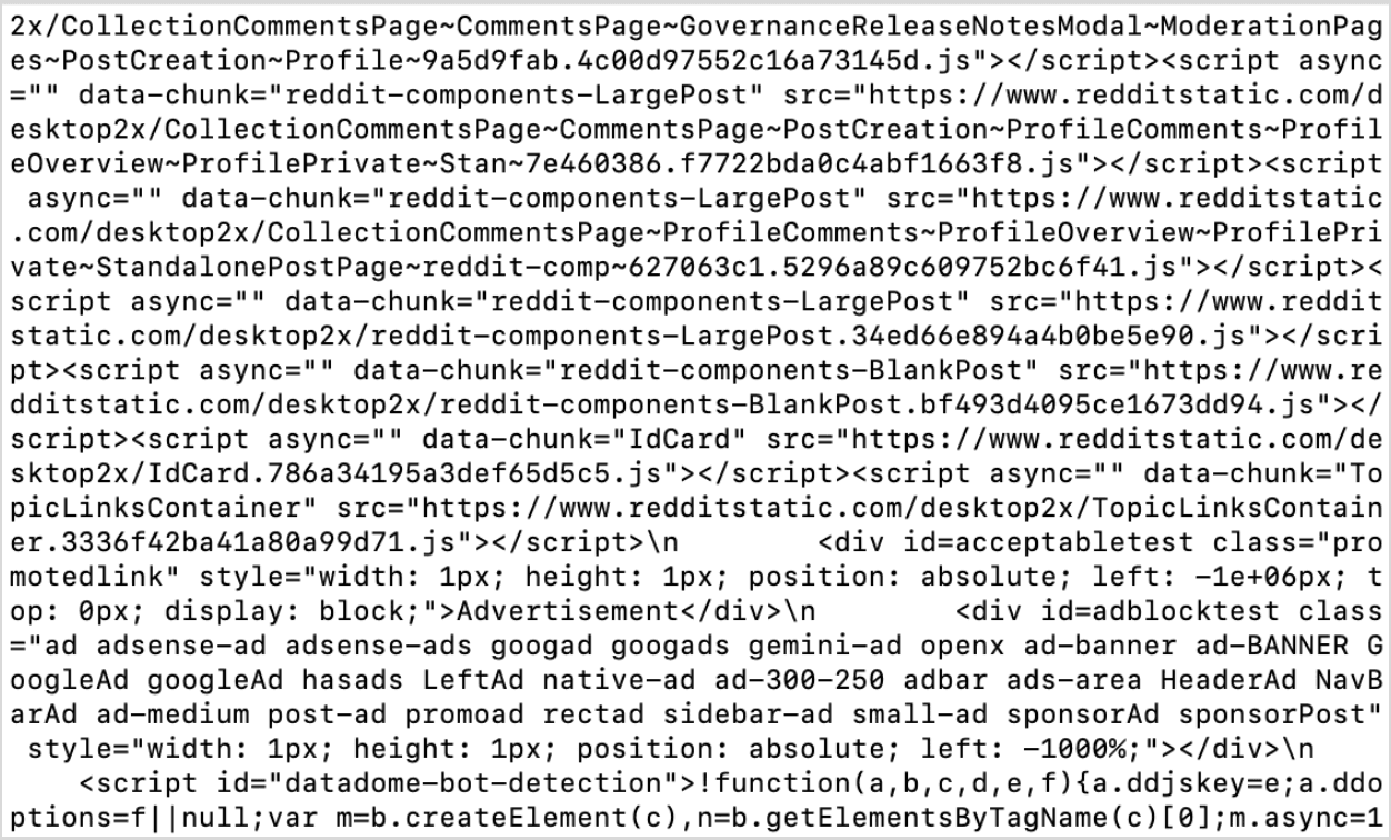 Function of Scrapy python data collection library
