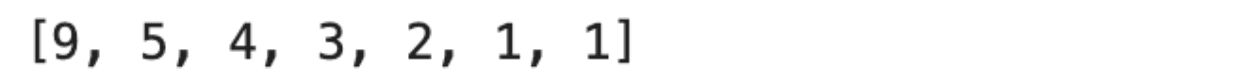 Python List methods for sorting lists